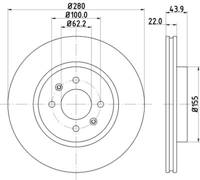 HELLA 8DD 355 118-251 Číslo výrobce: 55393PRO. EAN: 4082300475920.