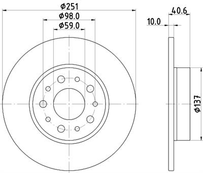 HELLA 8DD 355 118-071 Číslo výrobce: 55443PRO. EAN: 4082300478495.