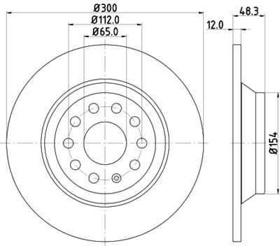 HELLA 8DD 355 119-481 Číslo výrobce: 55554PRO. EAN: 4082300512502.