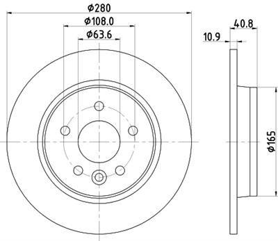HELLA 8DD 355 119-501 Číslo výrobce: 55556PRO. EAN: 4082300512526.