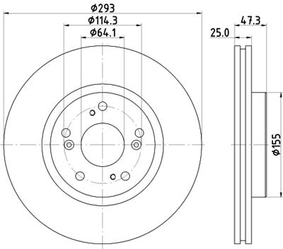 HELLA 8DD 355 119-571 Číslo výrobce: 55573PRO. EAN: 4082300512595.