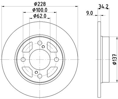 HELLA 8DD 355 132-041 Číslo výrobce: 56036PRO. EAN: 4082300735864.