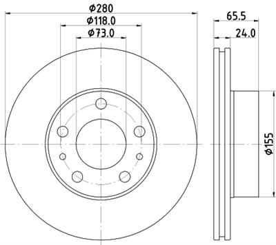 HELLA 8DD 355 132-141 Číslo výrobce: 56052PRO. EAN: 4082300735963.