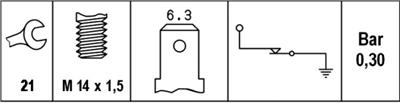 HELLA 6ZL 003 259-201 EAN: 4082300076004.