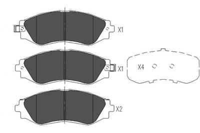 KAVO PARTS KBP-1001 EAN: 8715616131926.