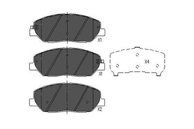 KAVO PARTS KBP-3023 EAN: 8715616150699.