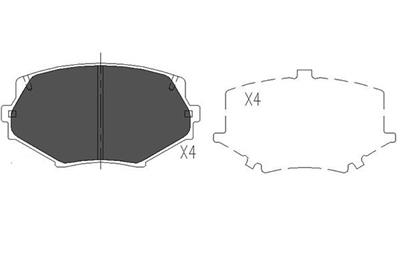 KAVO PARTS KBP-4527 EAN: 8715616151115.