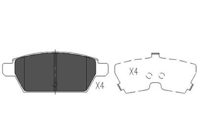KAVO PARTS KBP-4554 EAN: 8715616151382.