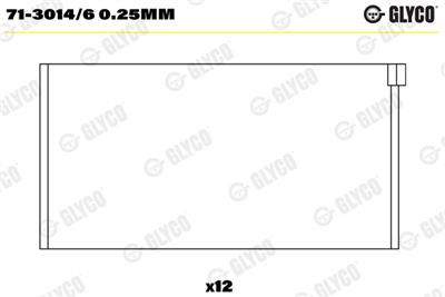 GLYCO 71-3014/6 0.25mm Číslo výrobce: 71-3014/6. EAN: 5010874476400.