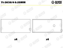 GLYCO 71-3639/4 0.25mm
