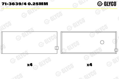 GLYCO 71-3639/4 0.25mm Číslo výrobce: 71-3639/4. EAN: 5010874478640.