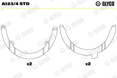GLYCO A123/4 STD Číslo výrobce: A123/4. EAN: 5010874483286.