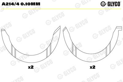 GLYCO A214/4 0.10mm Číslo výrobce: A214/4. EAN: 4044197430079.