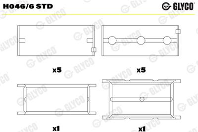 GLYCO H046/6 STD Číslo výrobce: H046/6. EAN: 5010874484276.