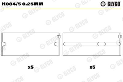 GLYCO H084/5 0.25mm Číslo výrobce: H084/5. EAN: 5010874485303.