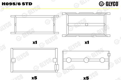 GLYCO H095/6 STD Číslo výrobce: H095/6. EAN: 4044197104604.