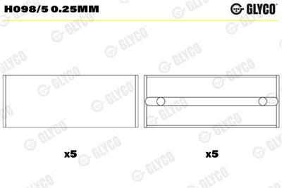 GLYCO H098/5 0.25mm Číslo výrobce: H098/5. EAN: 4044197501984.