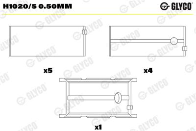 GLYCO H1020/5 0.50mm Číslo výrobce: H1020/5. EAN: 4044197438730.