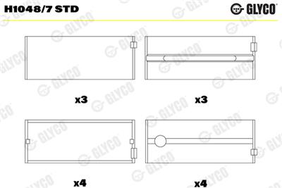 GLYCO H1048/7 STD Číslo výrobce: H1048/7. EAN: 4044197458745.