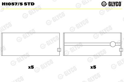 GLYCO H1057/5 STD Číslo výrobce: H1057/5. EAN: 4044197431809.