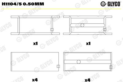 GLYCO H1104/5 0.50mm Číslo výrobce: H1104/5. EAN: 4044197432837.