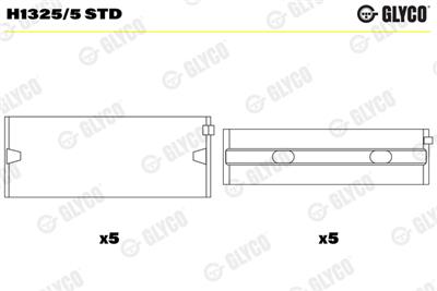 GLYCO H1325/5 STD Číslo výrobce: H1325/5. EAN: 4044197602384.