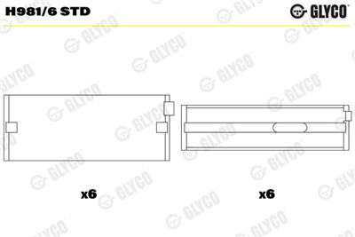 GLYCO H981/6 STD Číslo výrobce: H981/6. EAN: 5010874489264.