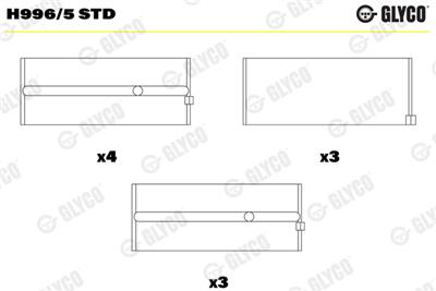 GLYCO H996/5 STD Číslo výrobce: H996/5. EAN: 4044197435609.