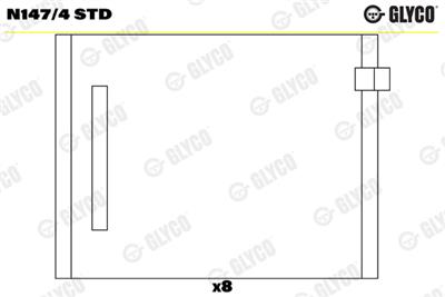 GLYCO N147/4 STD Číslo výrobce: N147/4. EAN: 5010874490383.
