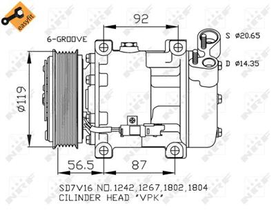 NRF 32270 EAN: 8718042017093.