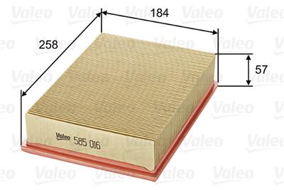 VALEO 585016 EAN: 3276425850163.