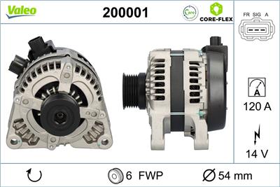 VALEO 200001 EAN: 3276422000011.