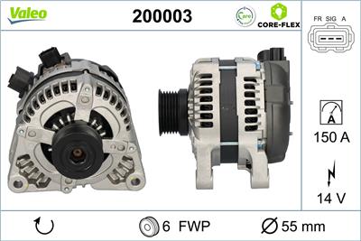 VALEO 200003 EAN: 3276422000035.