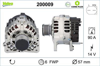 VALEO 200009 EAN: 3276422000097.