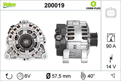 VALEO 200019 EAN: 3276422000196.