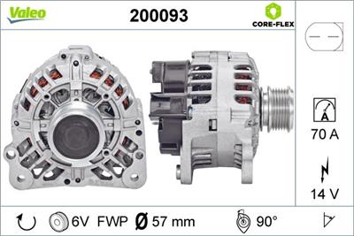 VALEO 200093 EAN: 3276422000936.