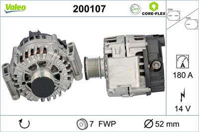 VALEO 200107 EAN: 3276422001070.