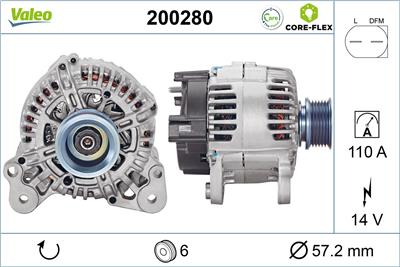 VALEO 200280 EAN: 3276422002800.