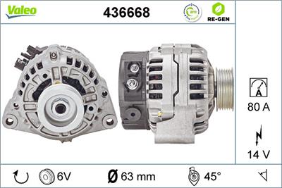 VALEO 436668 EAN: 3276424366689.