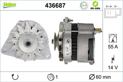 VALEO 436687 EAN: 3276424366870.