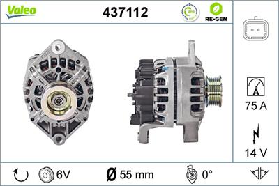 VALEO 437112 EAN: 3276424371126.