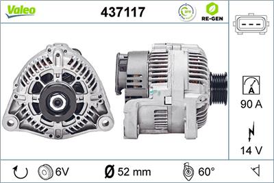 VALEO 437117 EAN: 3276424371171.
