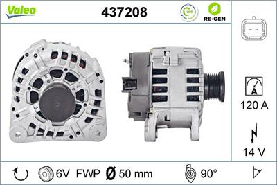 VALEO 437208 EAN: 3276424372086.