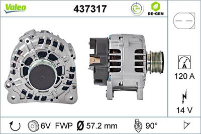 VALEO 437317 EAN: 3276424373175.