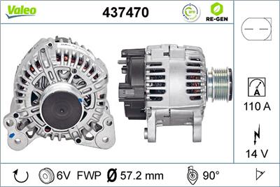 VALEO 437470 EAN: 3276424374707.