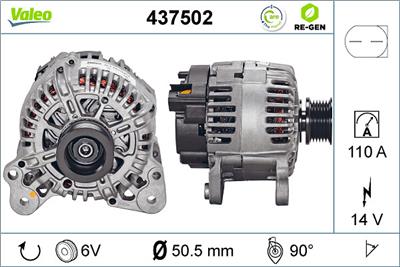 VALEO 437502 EAN: 3276424375025.