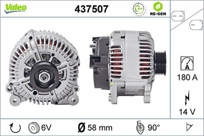 VALEO 437507 EAN: 3276424375070.