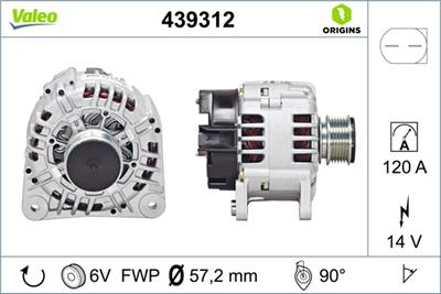 VALEO 439312 EAN: 3276424393128.