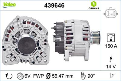 VALEO 439646 EAN: 3276424396464.