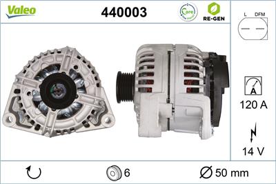 VALEO 440003 EAN: 3276424400031.